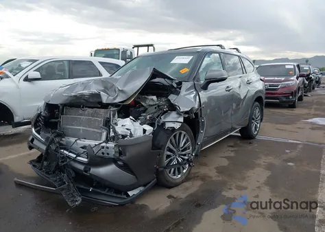 2025 Toyota Highlander Hybrid Limited 25Th Edition из США, поврежденный, VIN 5TDKBRCH8SS656536